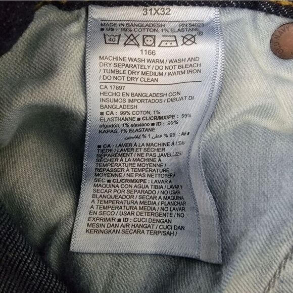 Old Navy Denim Skinny Build in Tough Build in Flex Dark Blue Jeans Size 31x32 - Picture 8 of 8